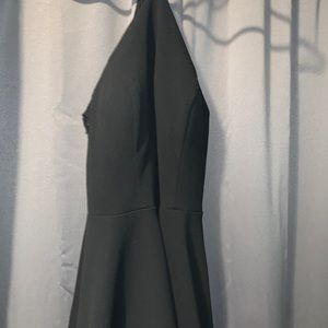 plain short black dress